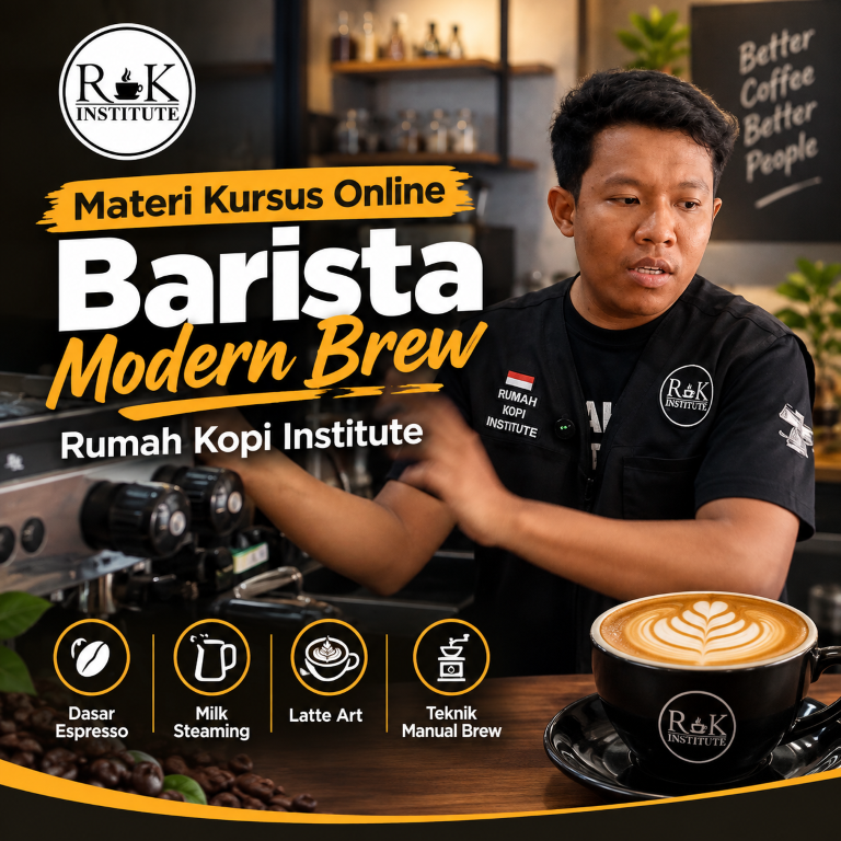 Kursus Barista Online Modern Brew